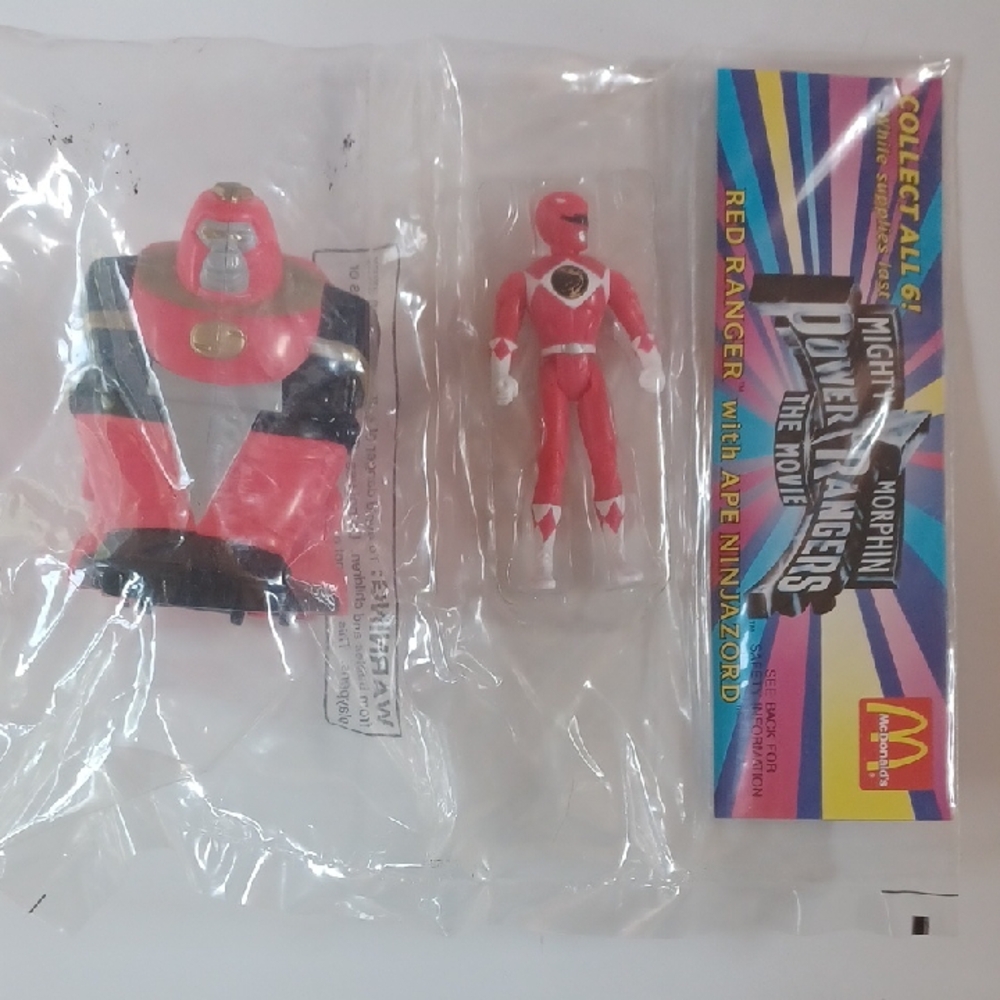 Power Ranger Red 1994 McDonald's Playset